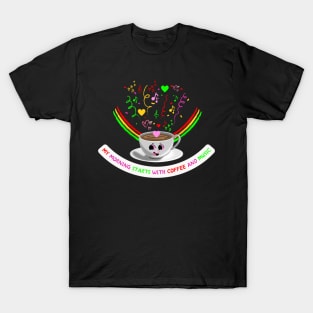 Coffee and music T-Shirt